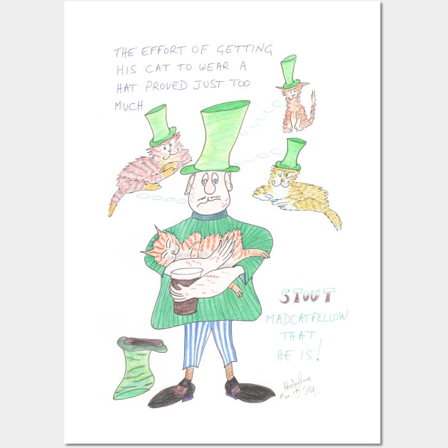 Irish MadCatFellow Wall Art by MrTiggersShop